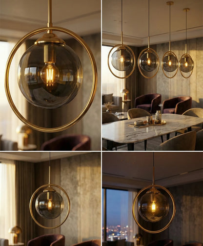 B&B Gold Hanging Light (Pack Of 4) - Bliss and Birch