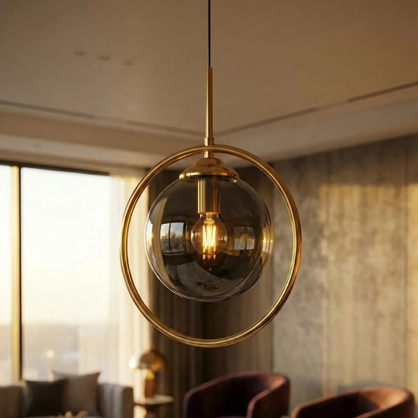 B&B Gold Hanging Light