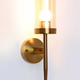 B&B Imperial Amber Tumbler Wall Sconce Light
