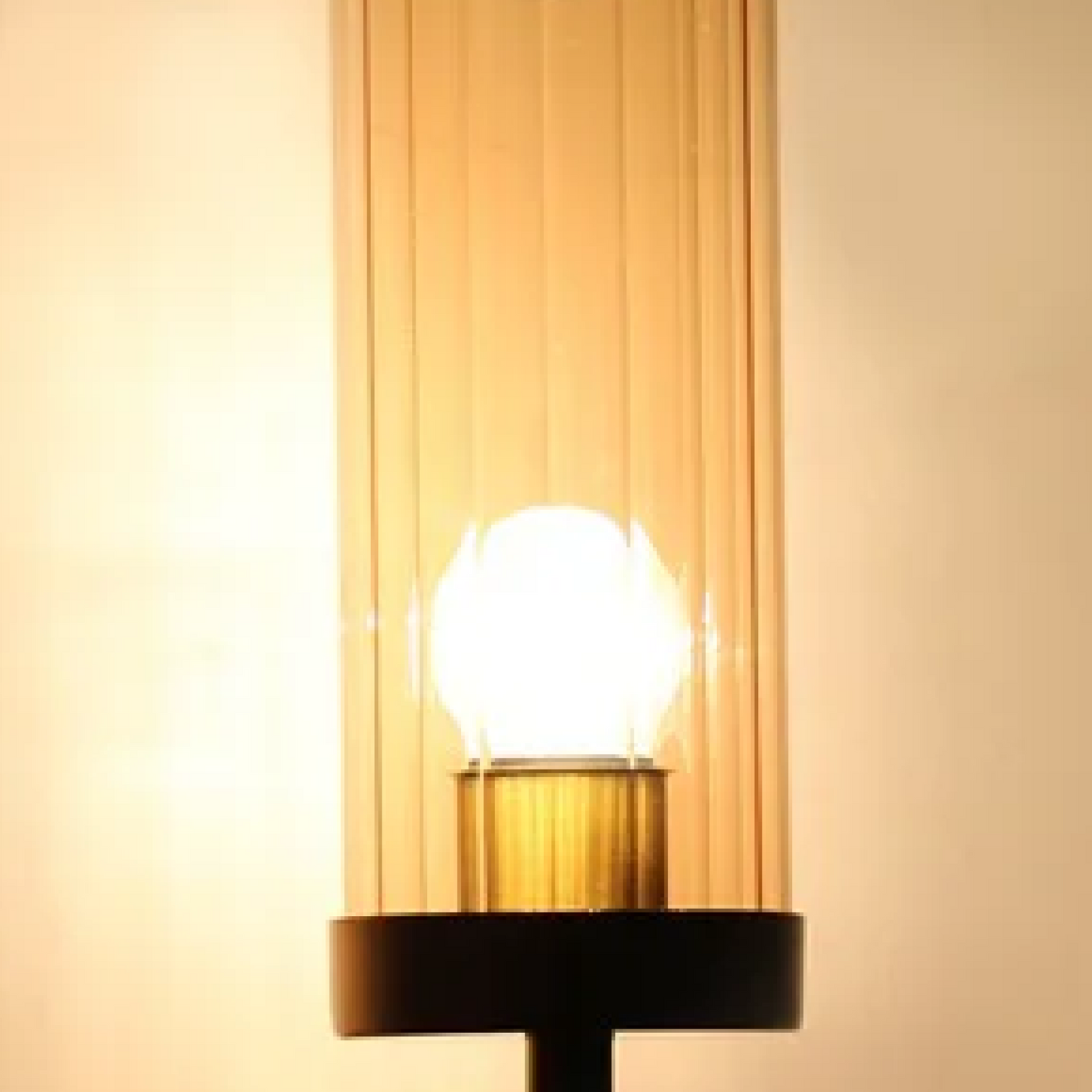 B&B Imperial Amber Tumbler Wall Sconce Light