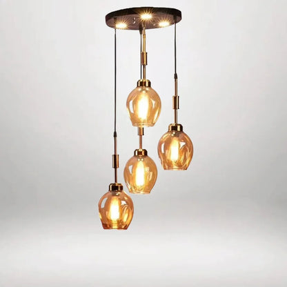 B&B Impressive Black Iron Hanging Light - Bliss and Birch