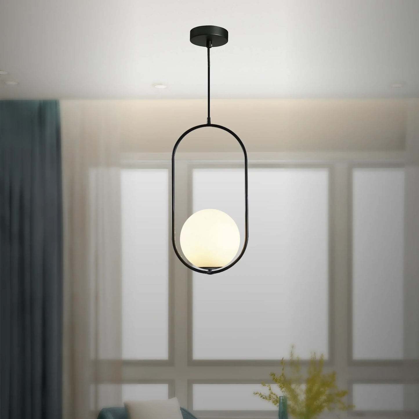 B&B Capsule Shape Hanging Light