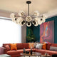 B&B Modern 12 Glass Chandelier