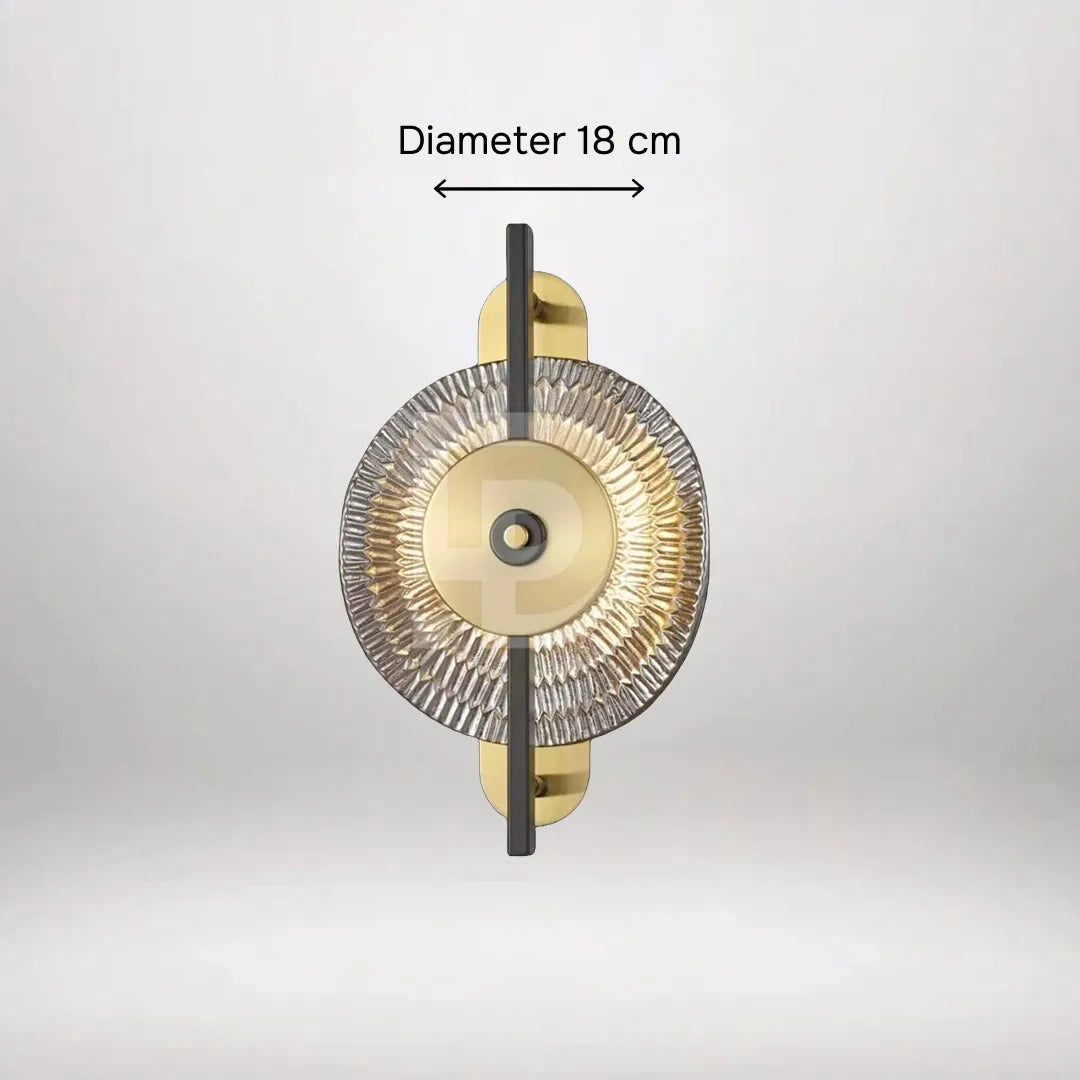 B&B Modern Design Home Decorative Wall Mount Lamp Light - Amber