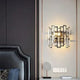 B&B Modern Glass Crystal Wall Light