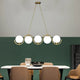 B&B Modern Wavy Linear Pendant Light