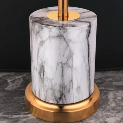 B&B Modern Marble Textured Table Lamp - Bliss and Birch