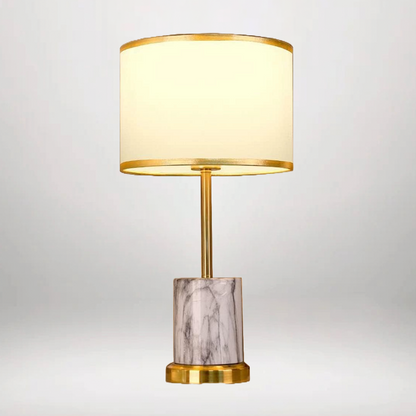B&B Modern Marble Textured Table Lamp - Bliss and Birch