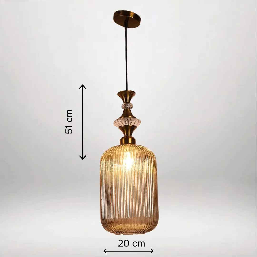 B&B Ohagun Copper Iron Hanging Light