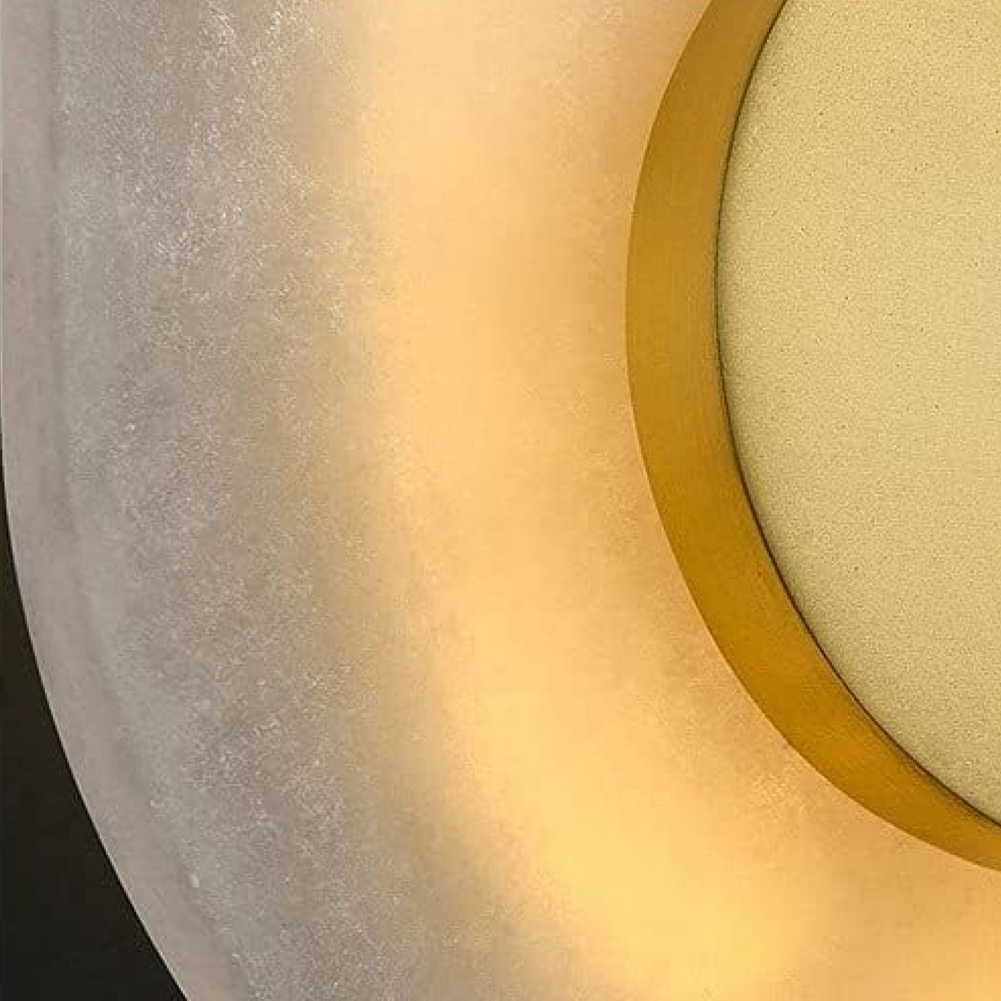 B&B Oval Marble Plate LED Wall Light