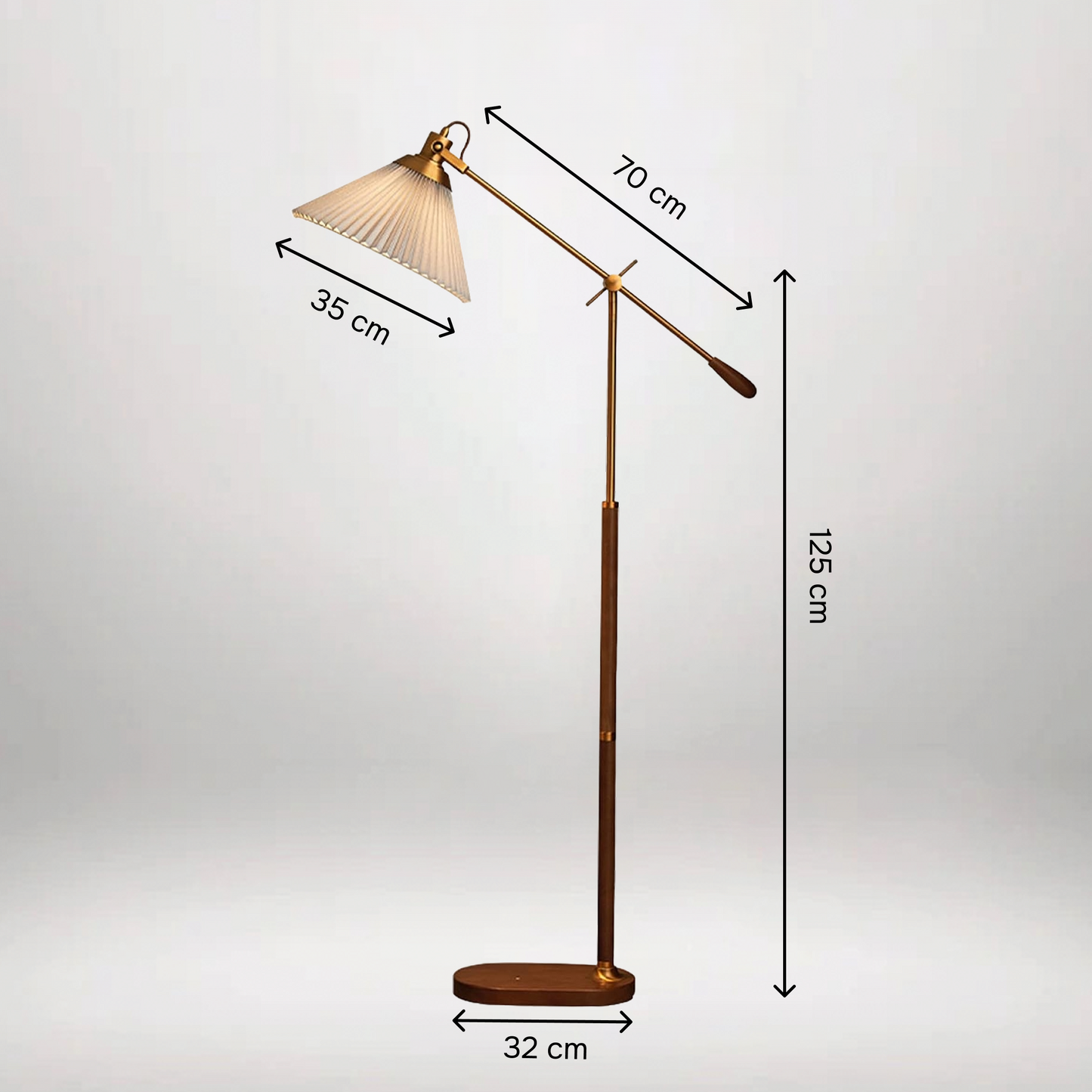B&B Pleated Floor Lamp