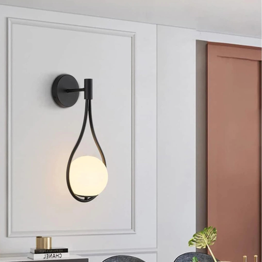 B&B Radiant Reflections Glass Wall Lamp