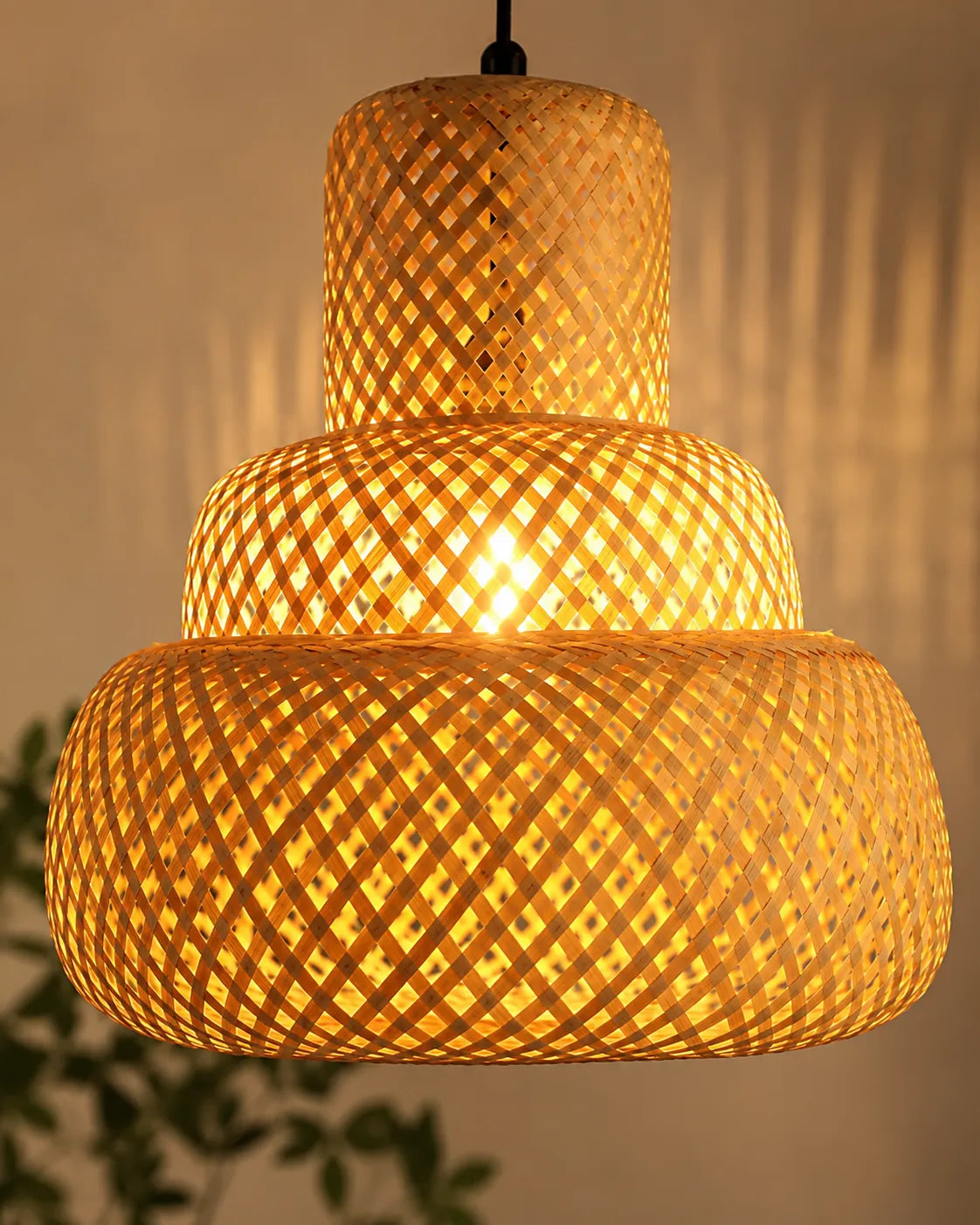 B&B Natural Rattan Ceiling Lamp - Bliss and Birch