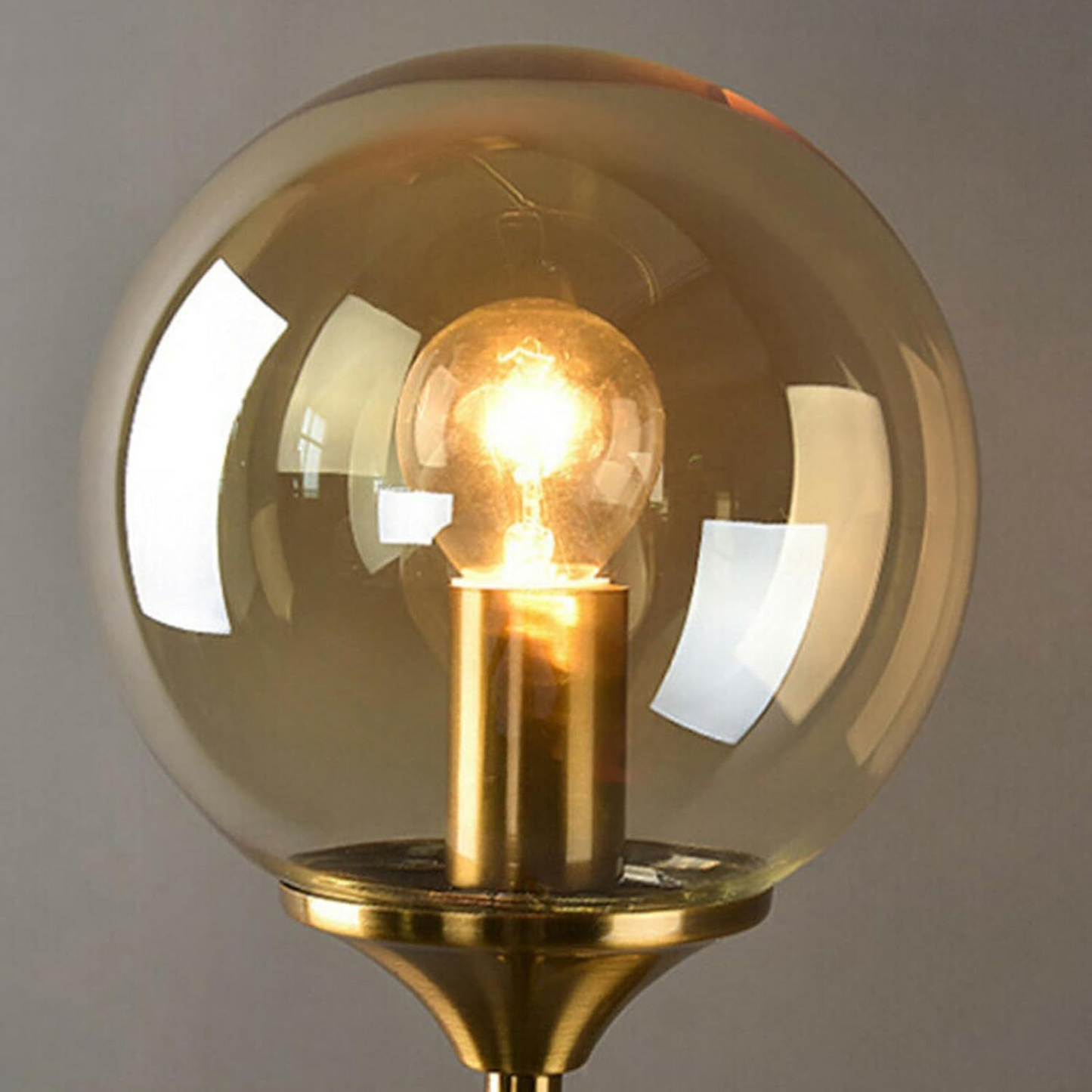 B&B Round Ball Head Golden Wall Lamp