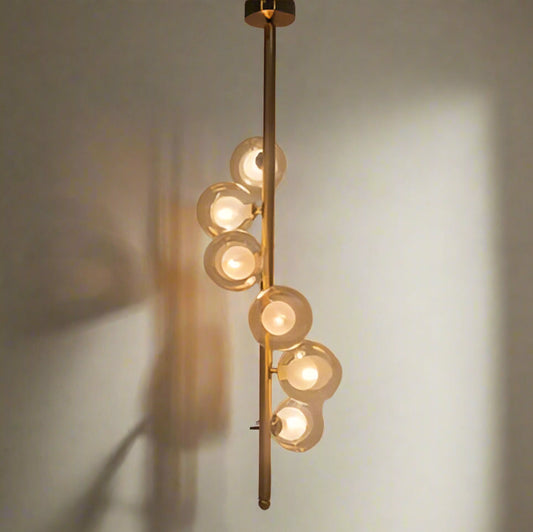 B&B Lumine Spiral Drop Chandelier