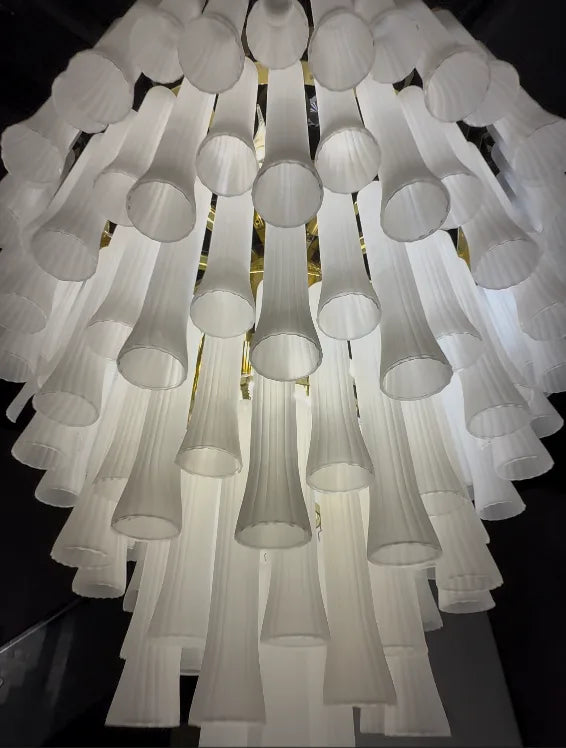 B&B Aurelia Cascade Glass Chandelier | Blend of luxury and artistry