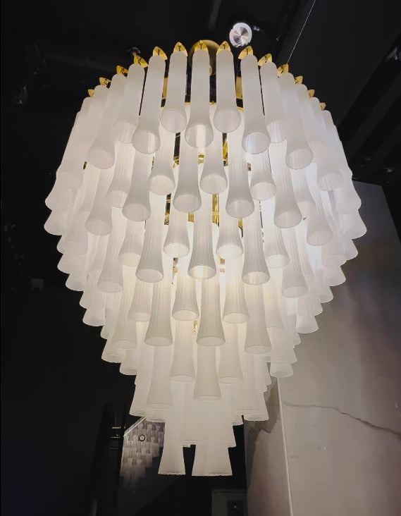 B&B Aurelia Cascade Glass Chandelier | Blend of luxury and artistry