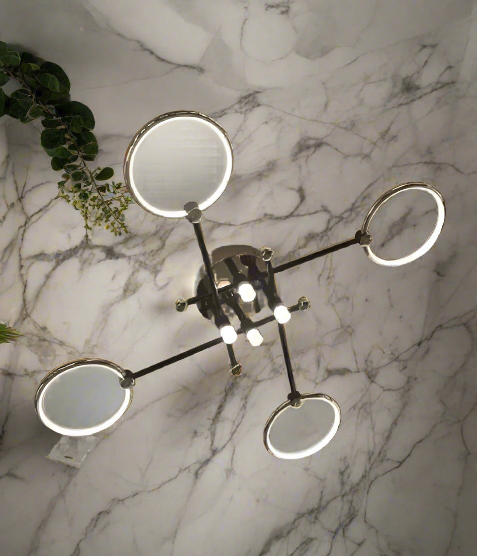 B&B Orbit Halo Ring Ceiling Light