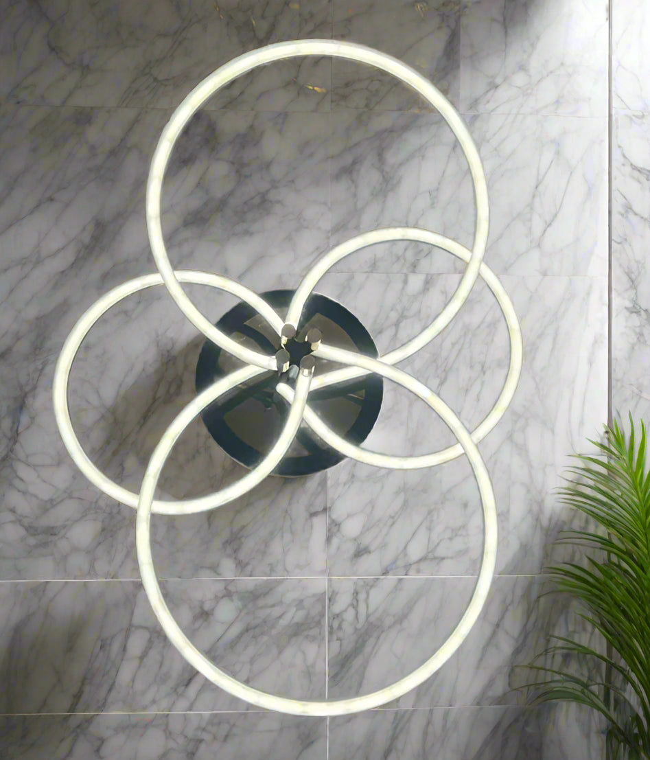 B&B Quad Loop LED Ceiling Light