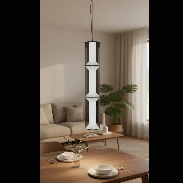 B&B Lumos Cylora Glass Pendant Light | Minimal Modern Design