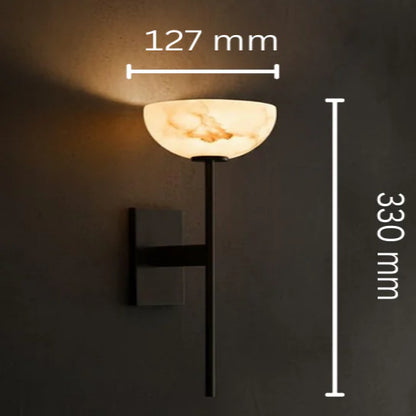 Chalice Marble Bowl Wall Lamp