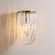 B&B Single Head Glass Lampshade Wall Sconce