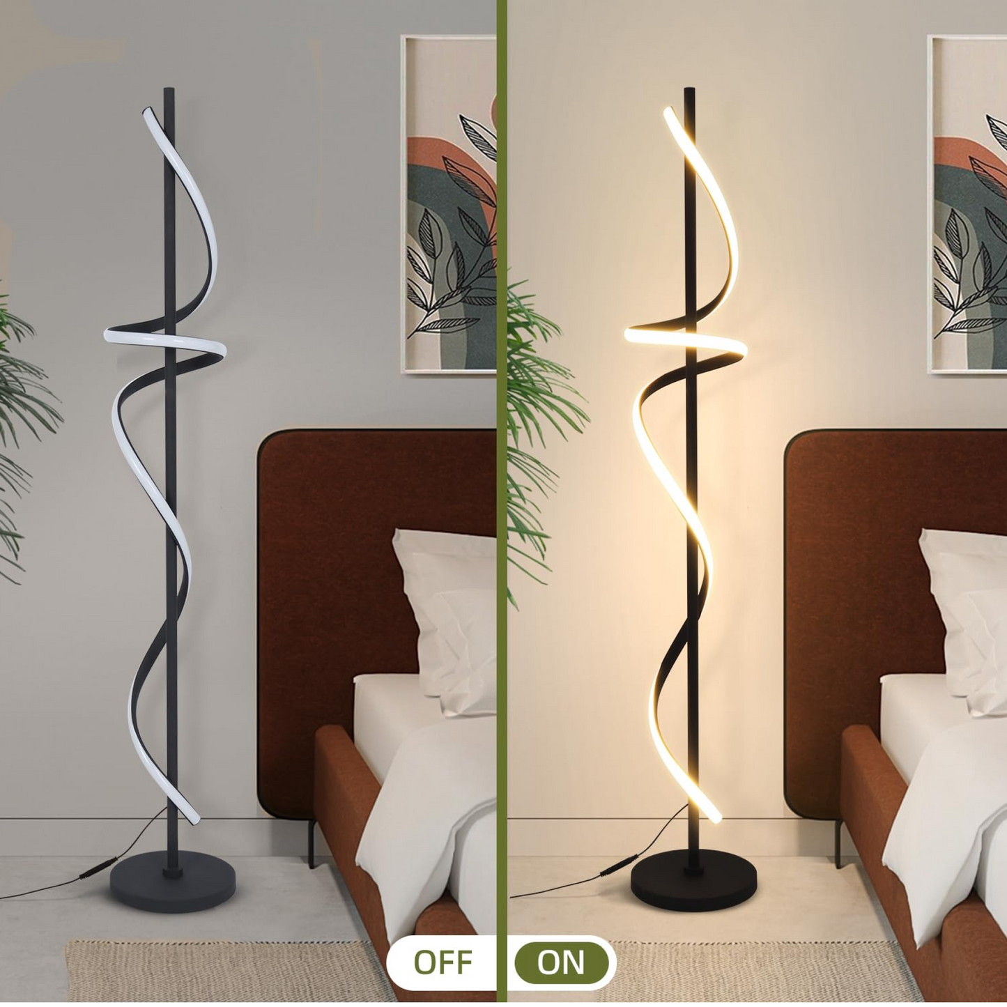 B&B Spiral Floor Lamp
