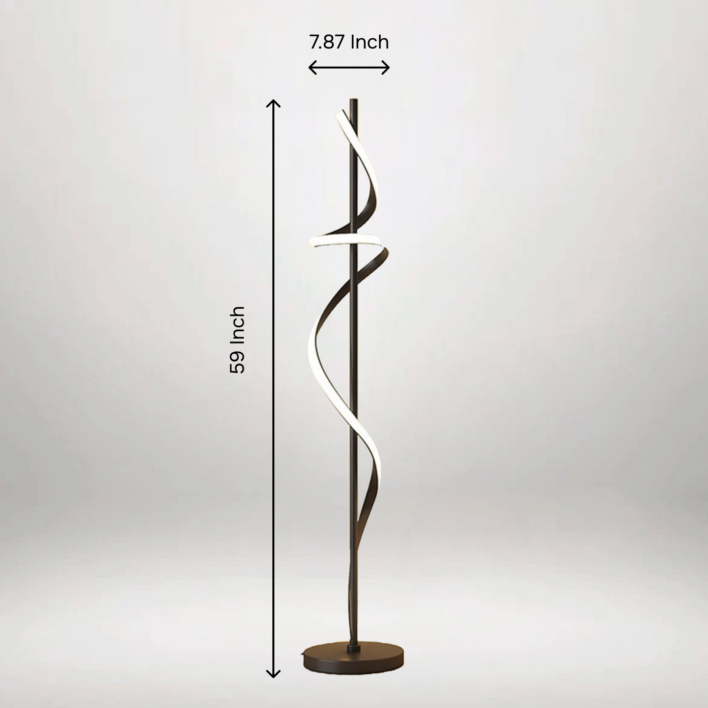 B&B Spiral Floor Lamp