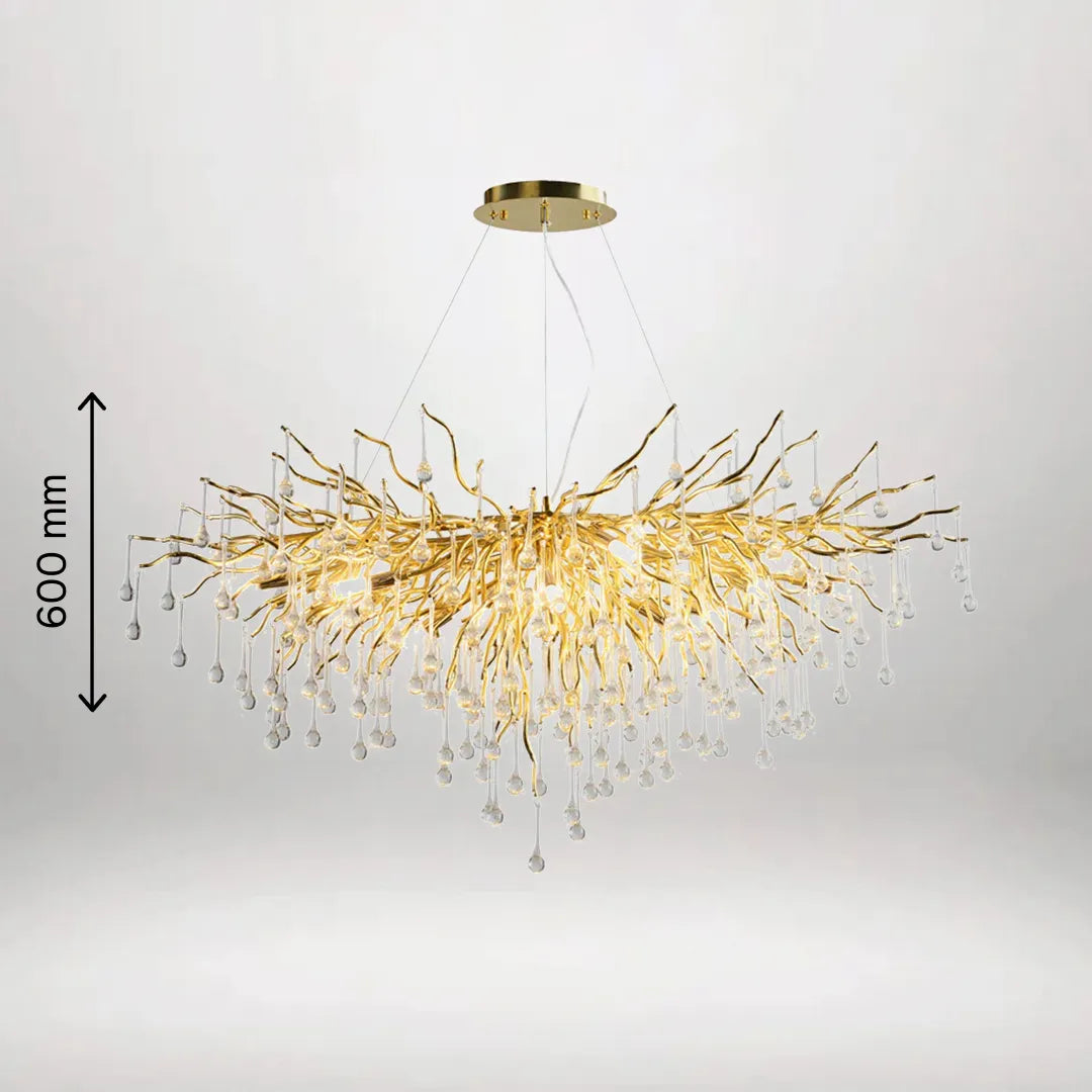 B&B Tree Branch Crystal Chandelier - 600mm
