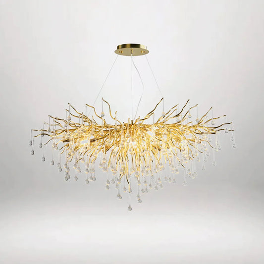 B&B Tree Branch Crystal Chandelier - Bliss and Birch