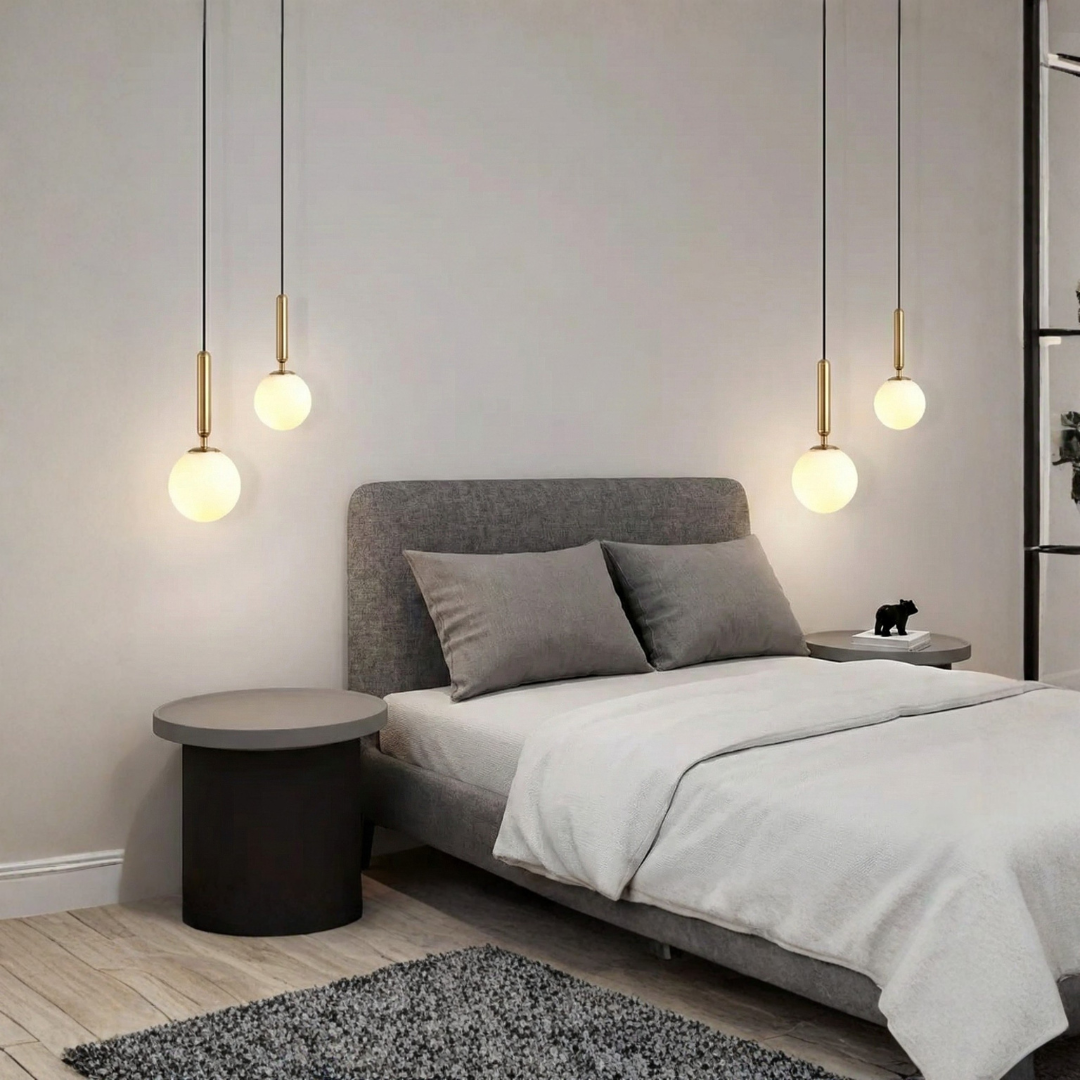 Minimalist Long Line Pendant Light (Pack of 4) - Bliss and Birch