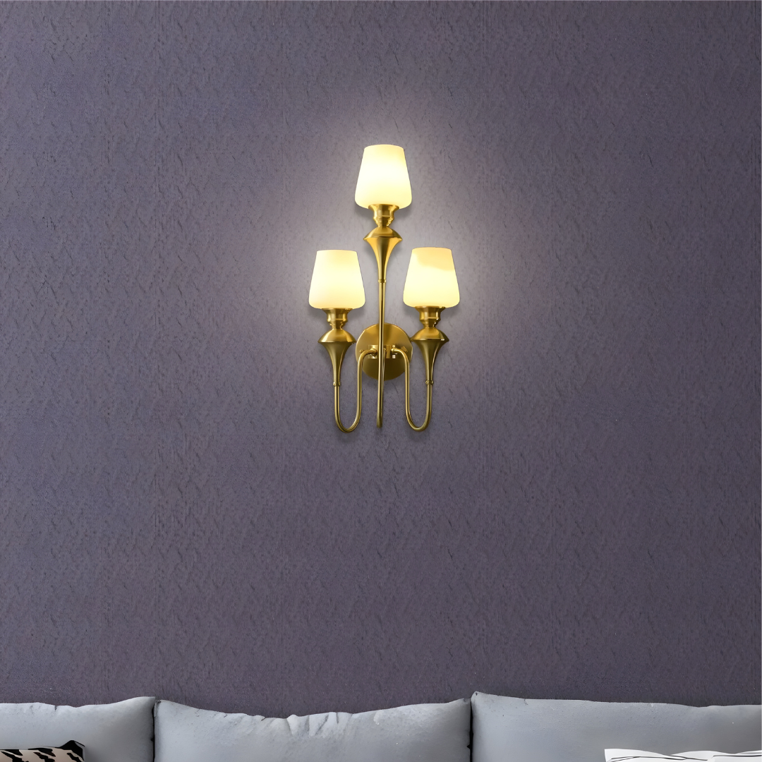 B&B TrioBeam Wall Lamp - Bliss and Birch