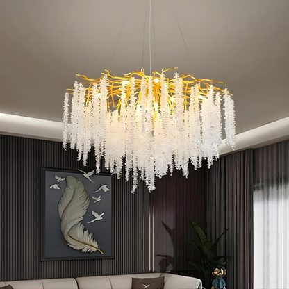 Majestic Layered Crystal Chandelier – Grand C‑Series