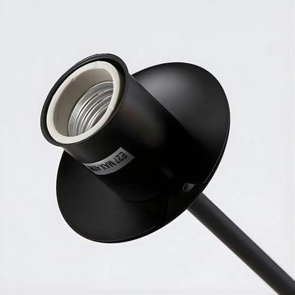 Close-up of an E27 socket and globe fitting
