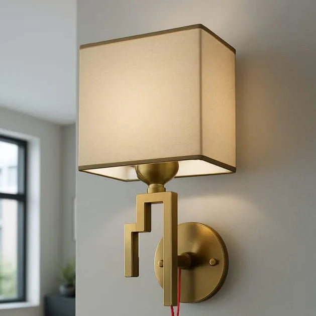 Modern Elegance Fabric Sconce (Set of 2)