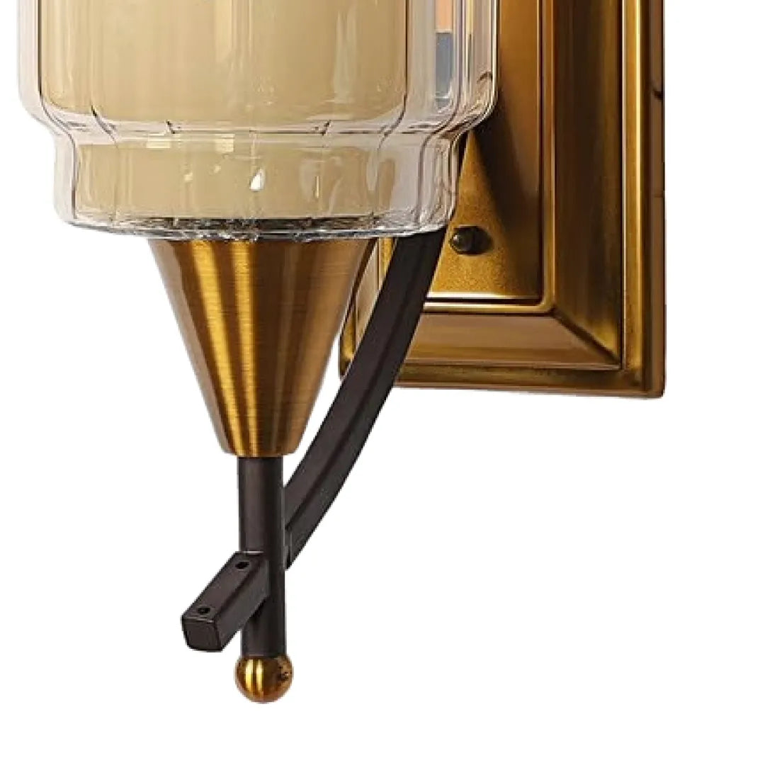 B&B Antique Gold Iron Wall Light