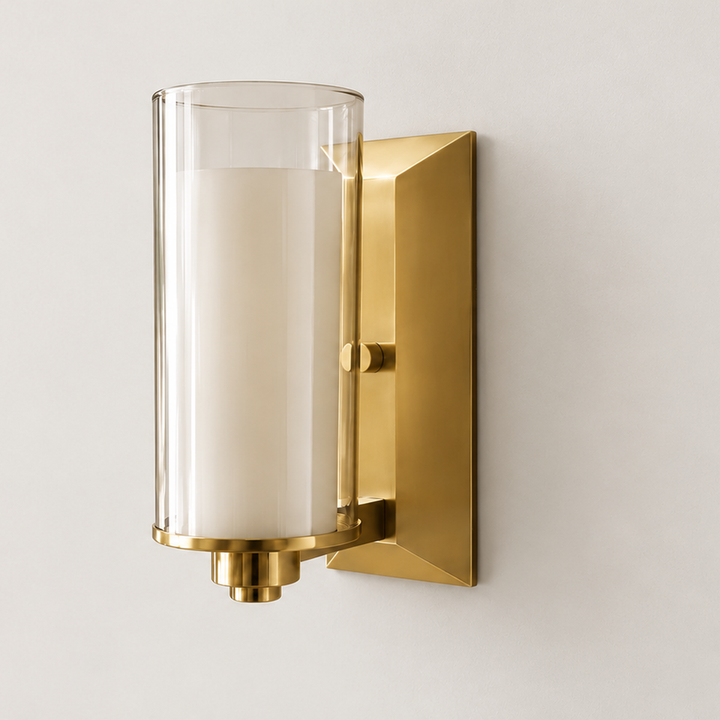 Aurora Layered Cylinder Wall Light