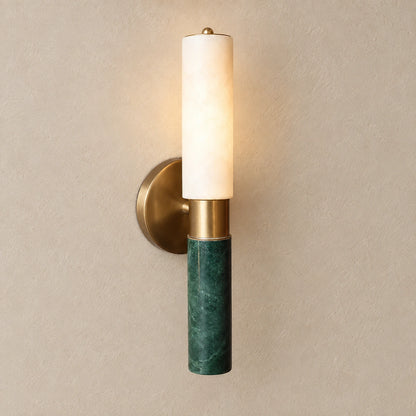 Axis Green Stone Wall Lamp, generated full-fixture hero based on real product video