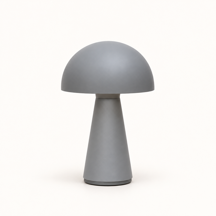Bliss & Birch Rechargeable Dome Table Lamp — Grey