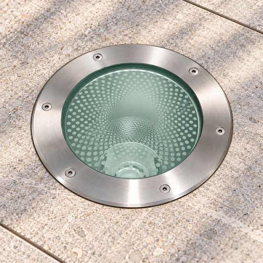 Patterned Reflector Recessed Ground Light - hero