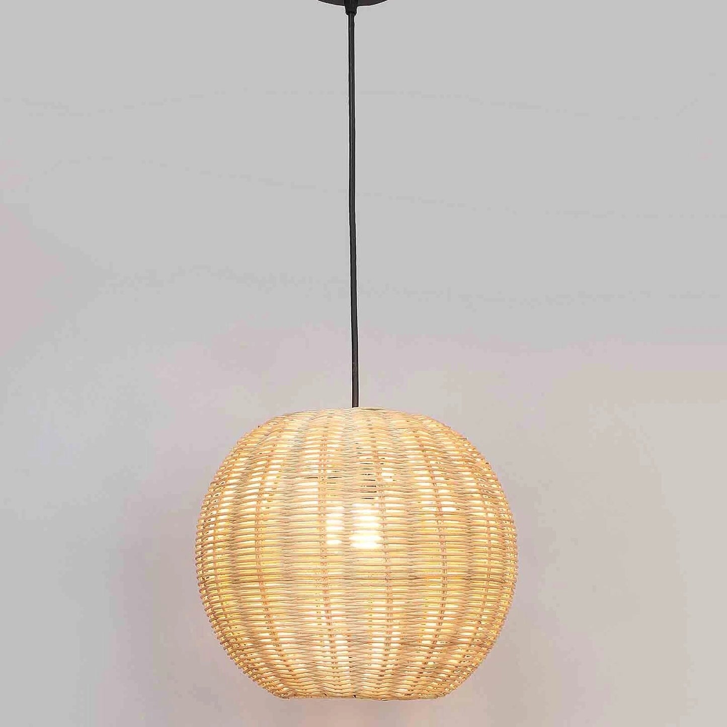 B&B Handcrafted spherical Boho Pendant Lamp