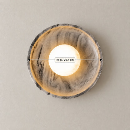 Illustrated 10 in diameter overlay for Black & Grey / White Stone Orbis Curv; dimension from supplier message