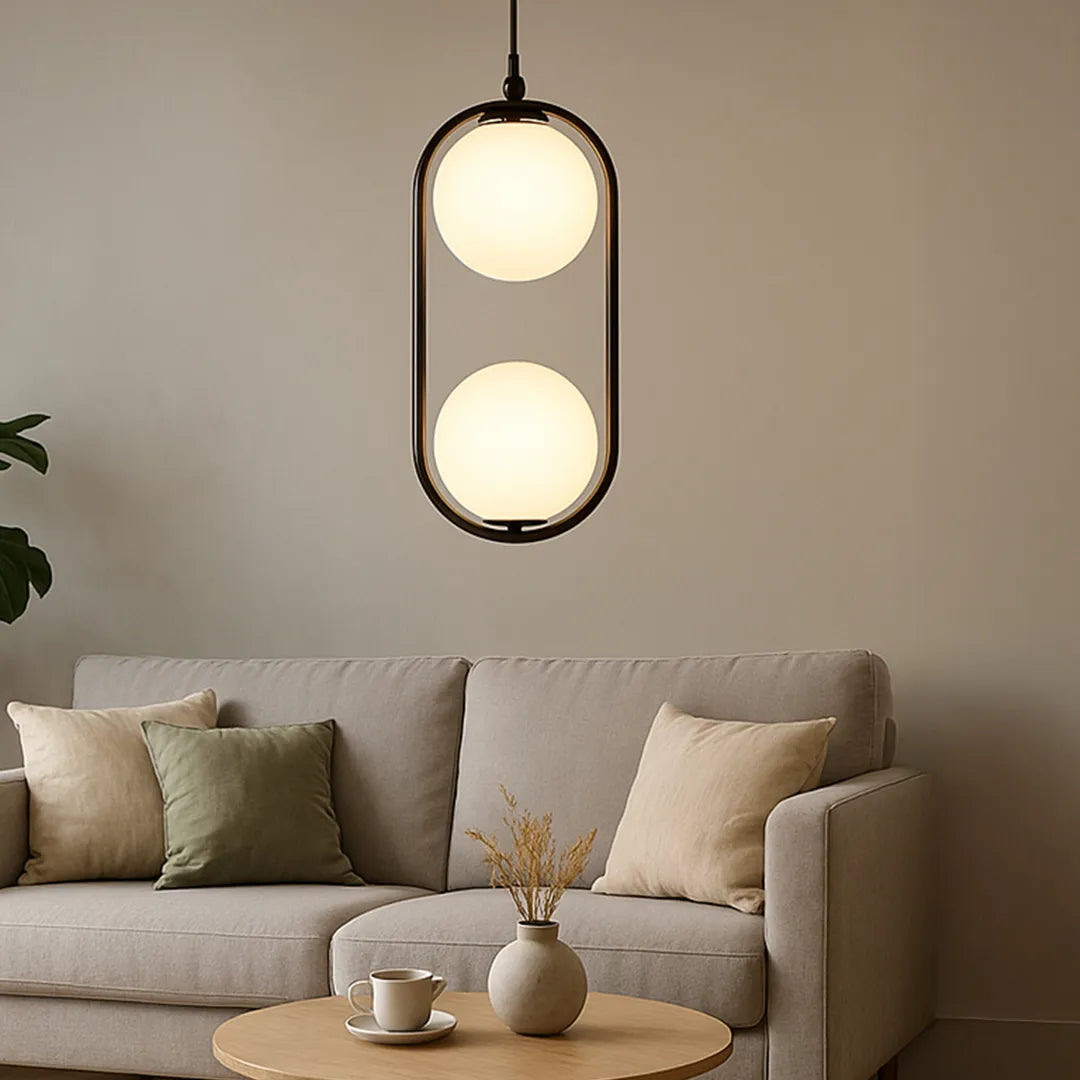 B&B Capsule Double Hanging Light