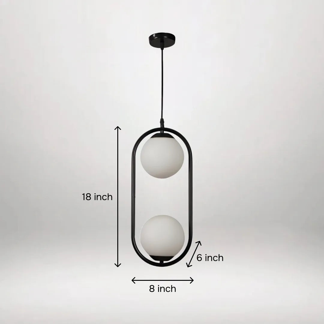 B&B Capsule Double Hanging Light