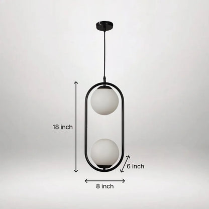 B&B Capsule Double Hanging Light - Bliss and Birch