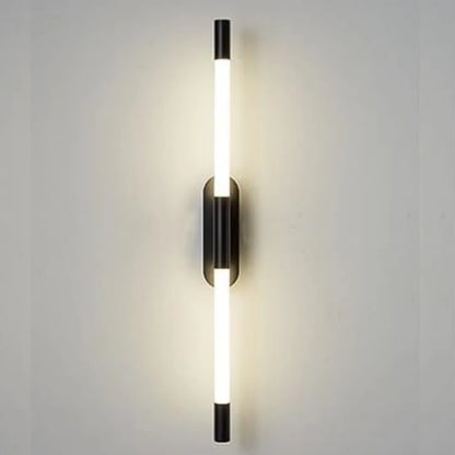 B&B Black Long Tube Wall Light - Bliss and Birch