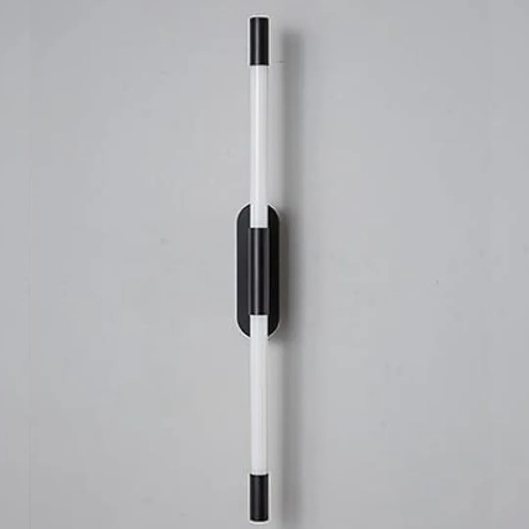B&B Black Long Tube Wall Light