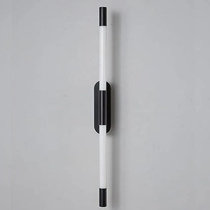 B&B Black Long Tube Wall Light - Bliss and Birch