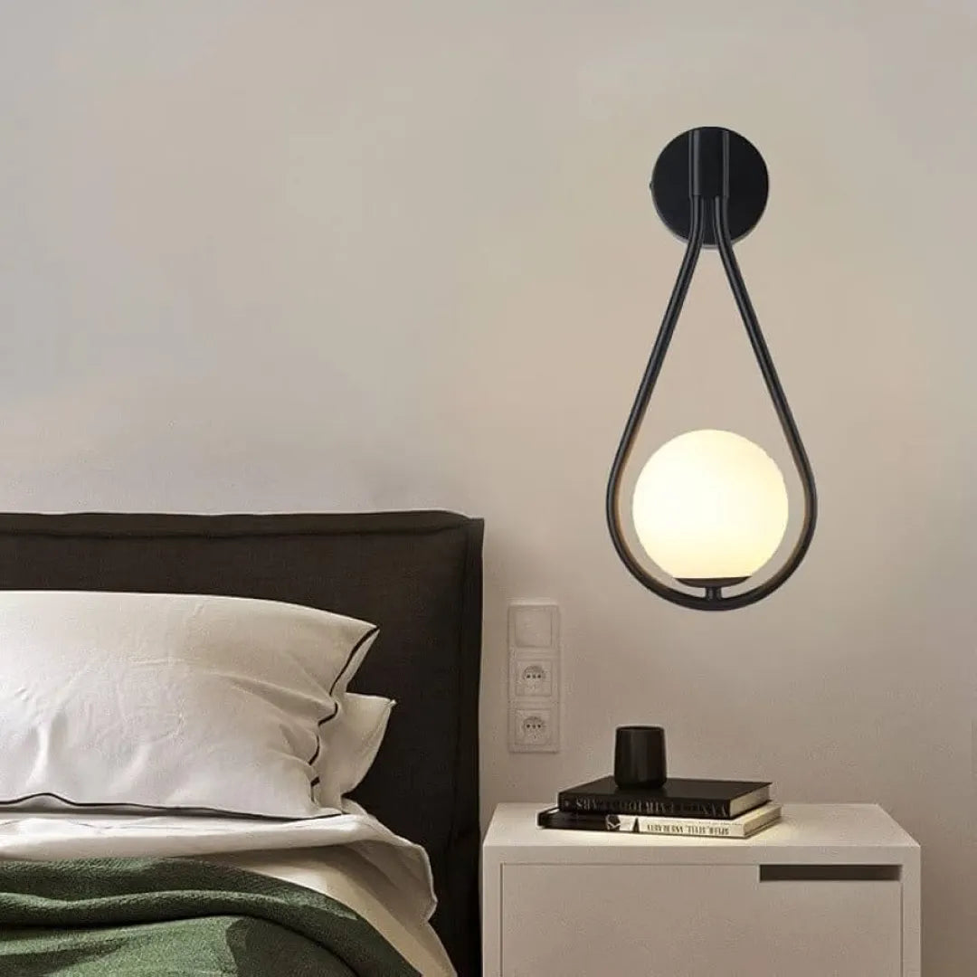 B&B Radiant Reflections Glass Wall Lamp