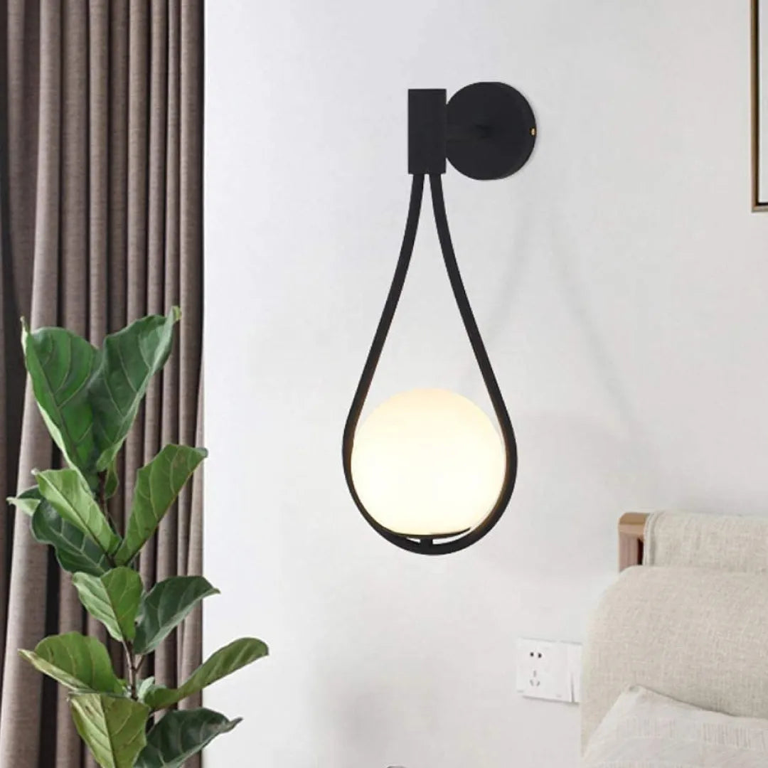 B&B Radiant Reflections Glass Wall Lamp